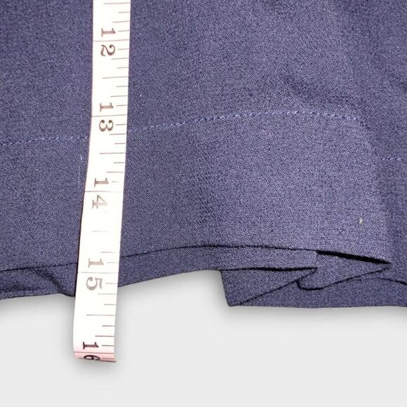 FREE PEOPLE Womens Skirt Sz 4 Lovers Lane Indigo Navy‎ Blue Pleated Mini - Picture 12 of 13